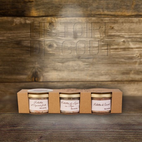 Coffret 3 rillettes