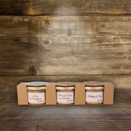 Coffret 3 terrines de truite